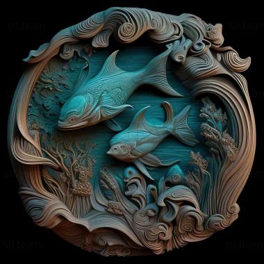 3D model underwater (STL)